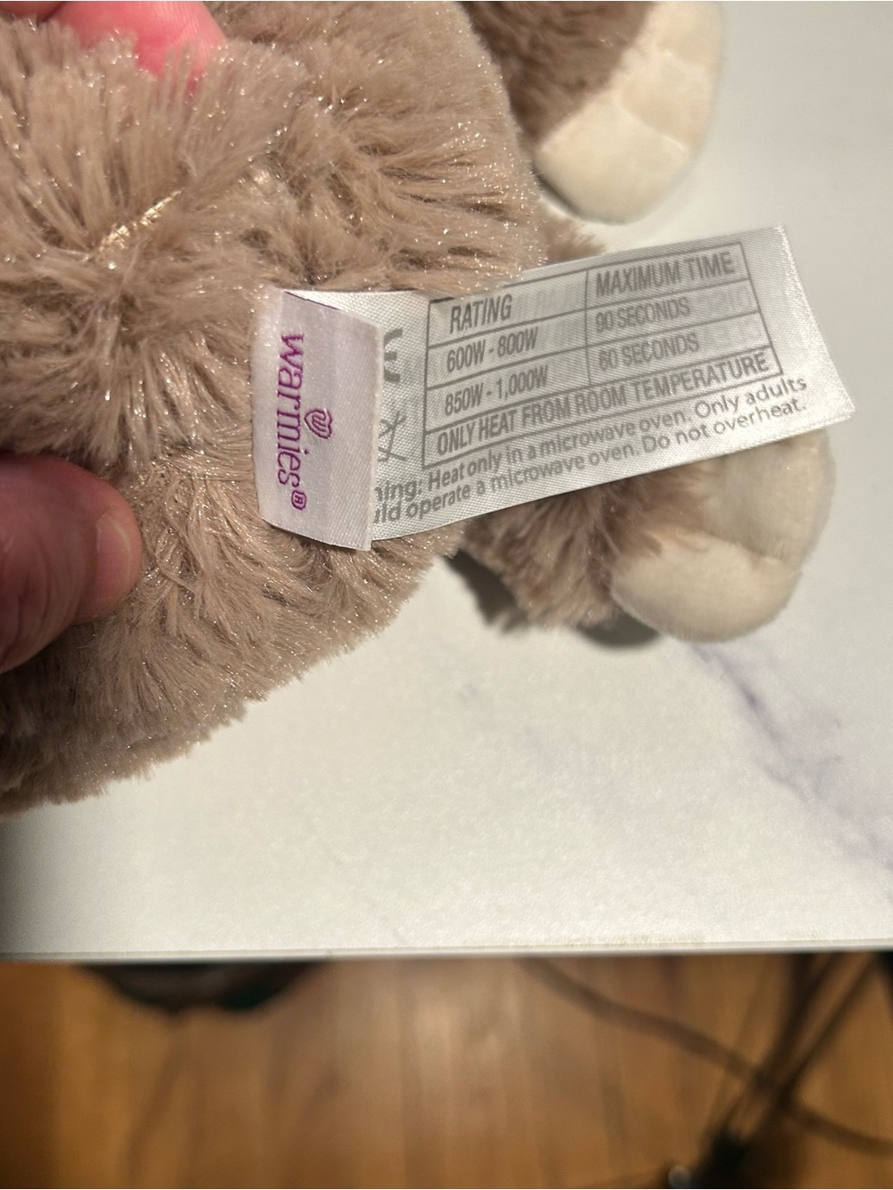 Warmies sloth heated stuff animal - Picture 6 of 14
